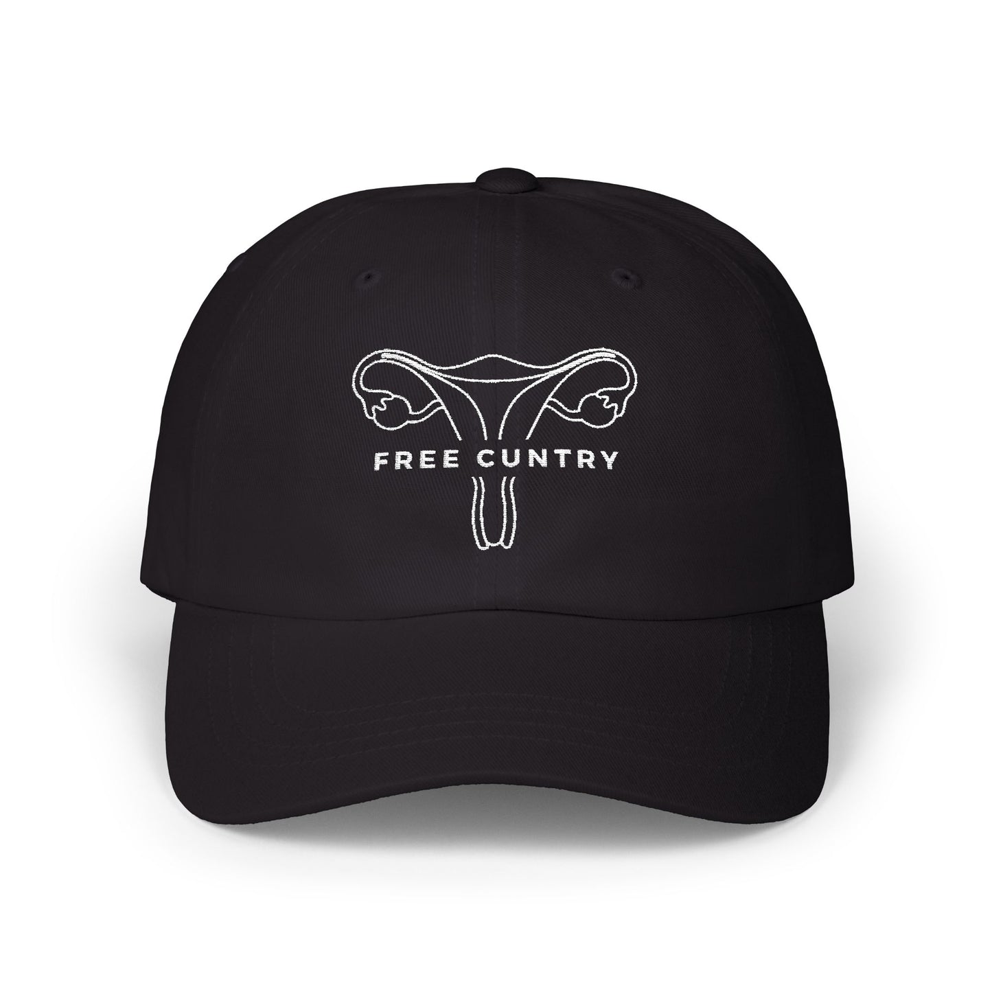 Free Cuntry Classic Dad Hat, Black