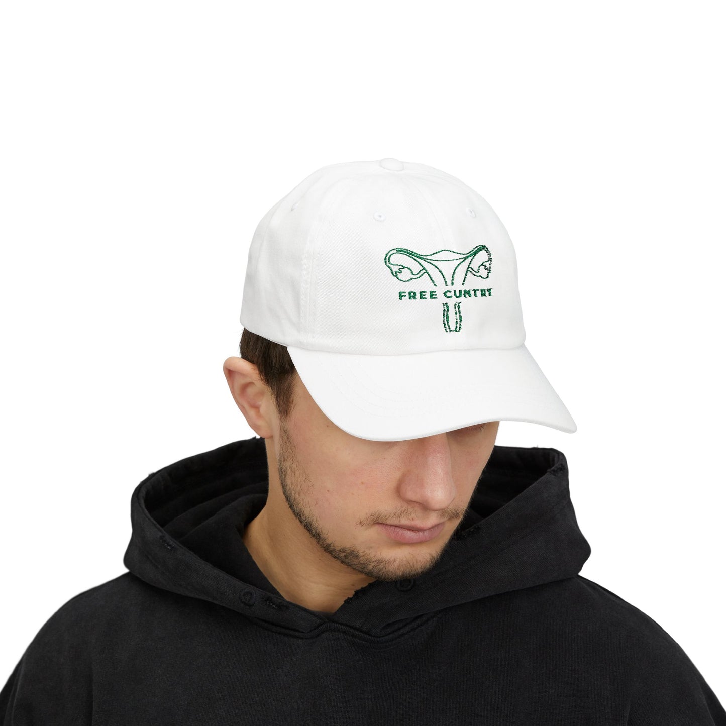 Free Cuntry Classic Dad Cap, White