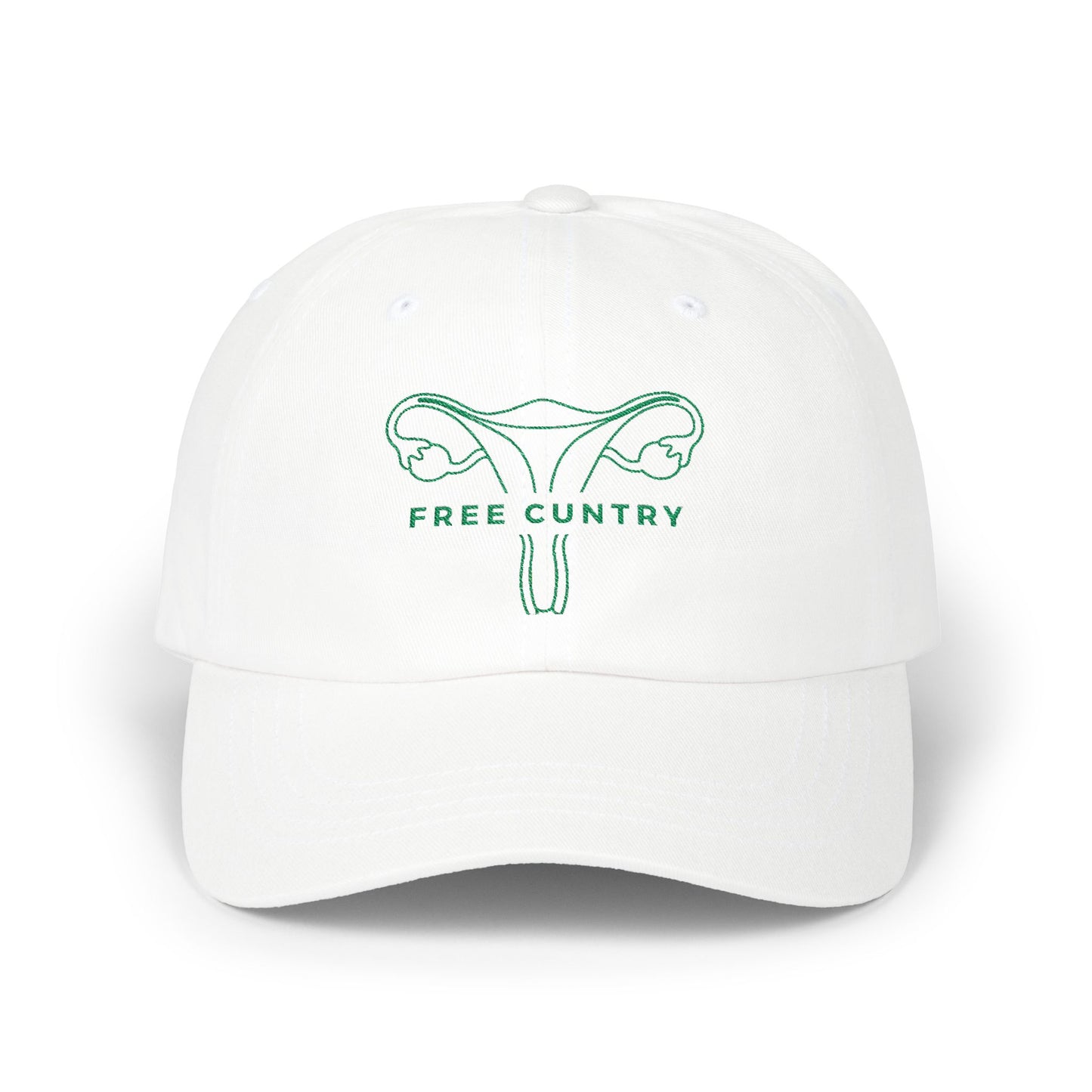 Free Cuntry Classic Dad Cap, White