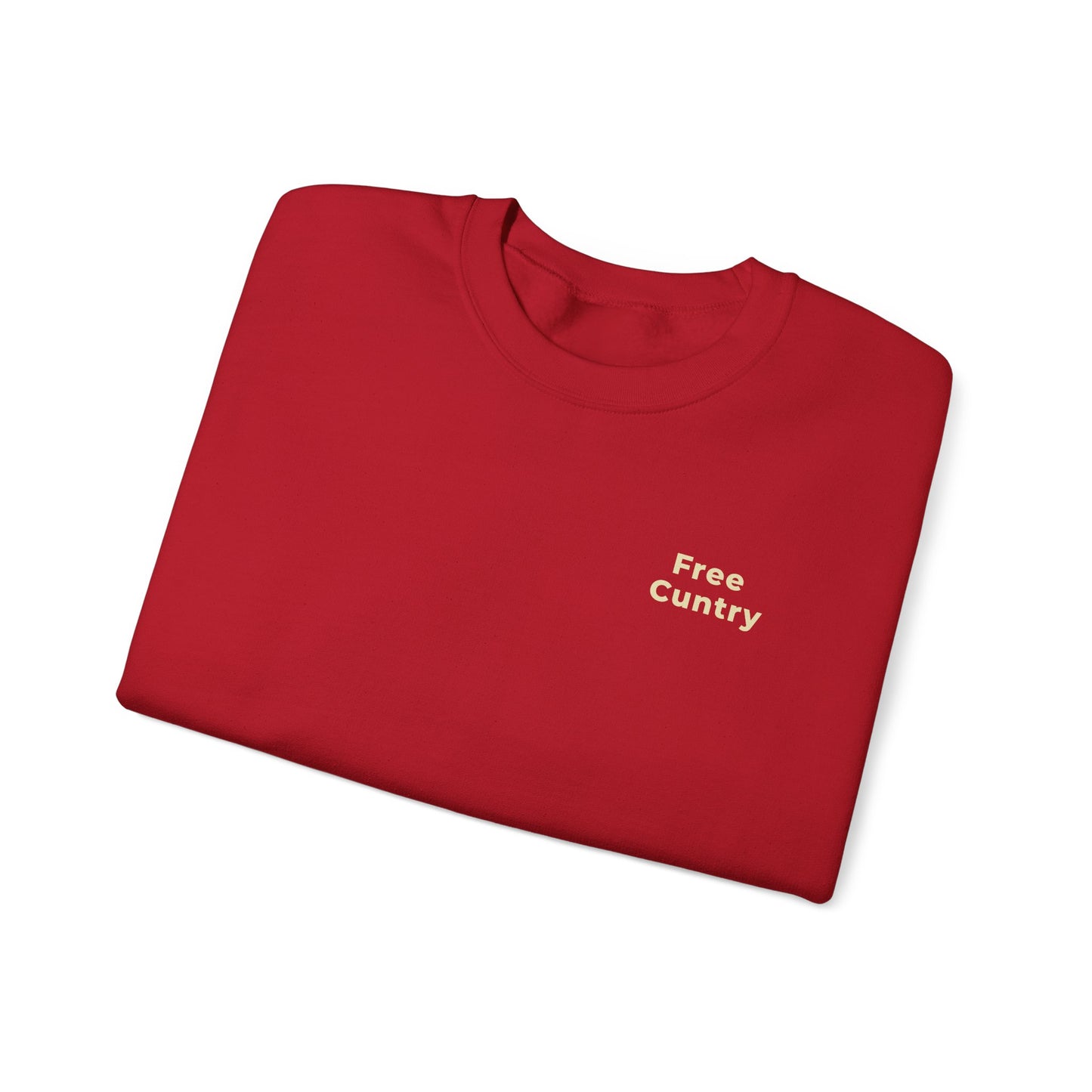 Free Cuntry Crewneck Sweatshirt, Red