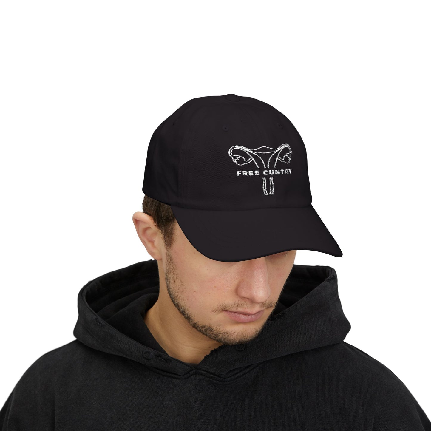 Free Cuntry Classic Dad Hat, Black