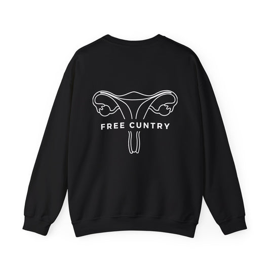 Free Cuntry Crewneck Sweatshirt, Black