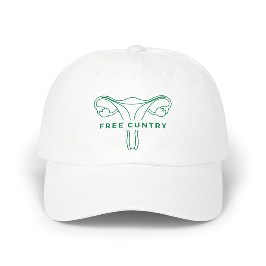 Free Cuntry Classic Dad Cap, White