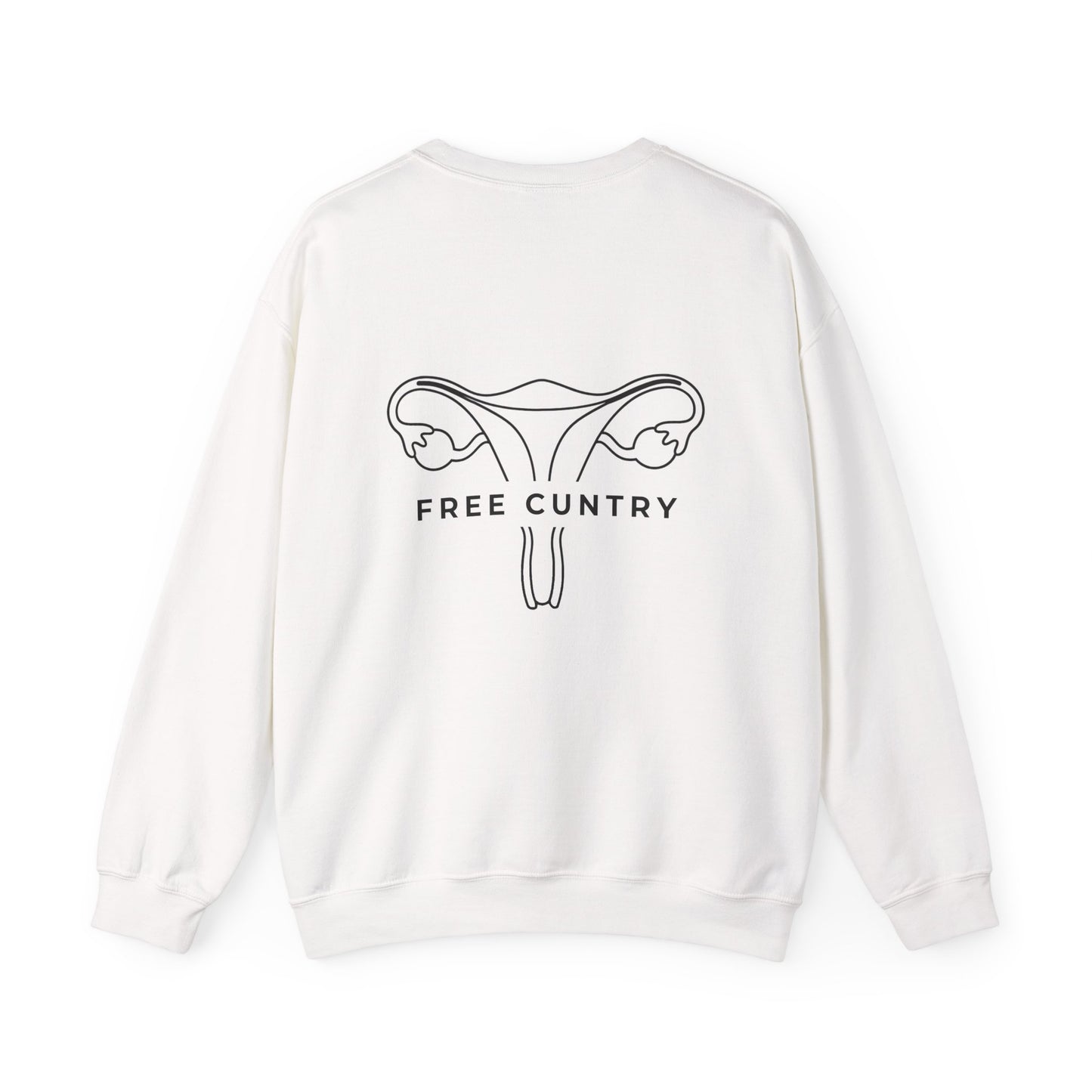 Free Cuntry Crewneck Sweatshirt, White