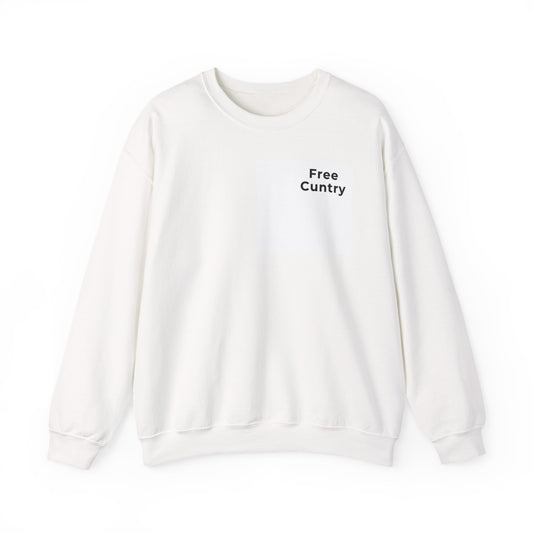Free Cuntry Crewneck Sweatshirt, White