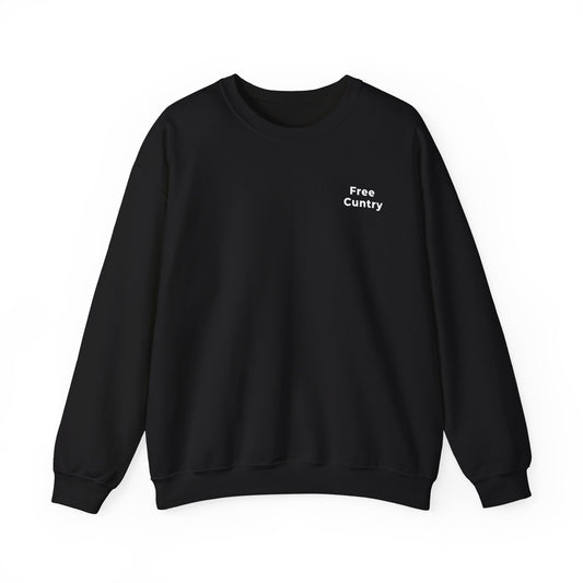 Free Cuntry Crewneck Sweatshirt, Black