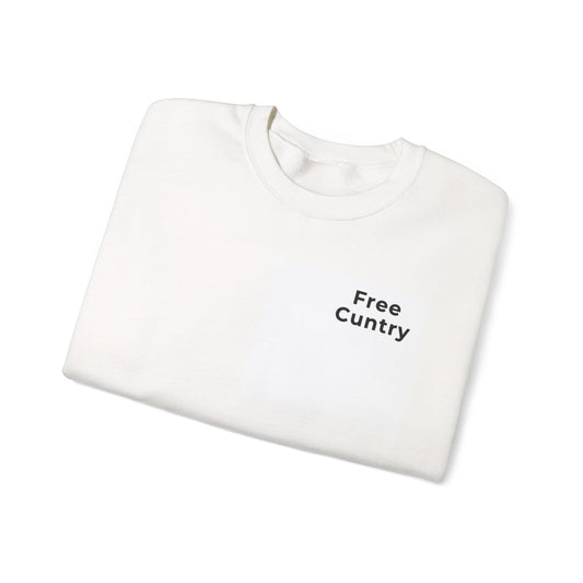 Free Cuntry Crewneck Sweatshirt, White